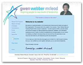 Gwen Webber-McLeod Leadership